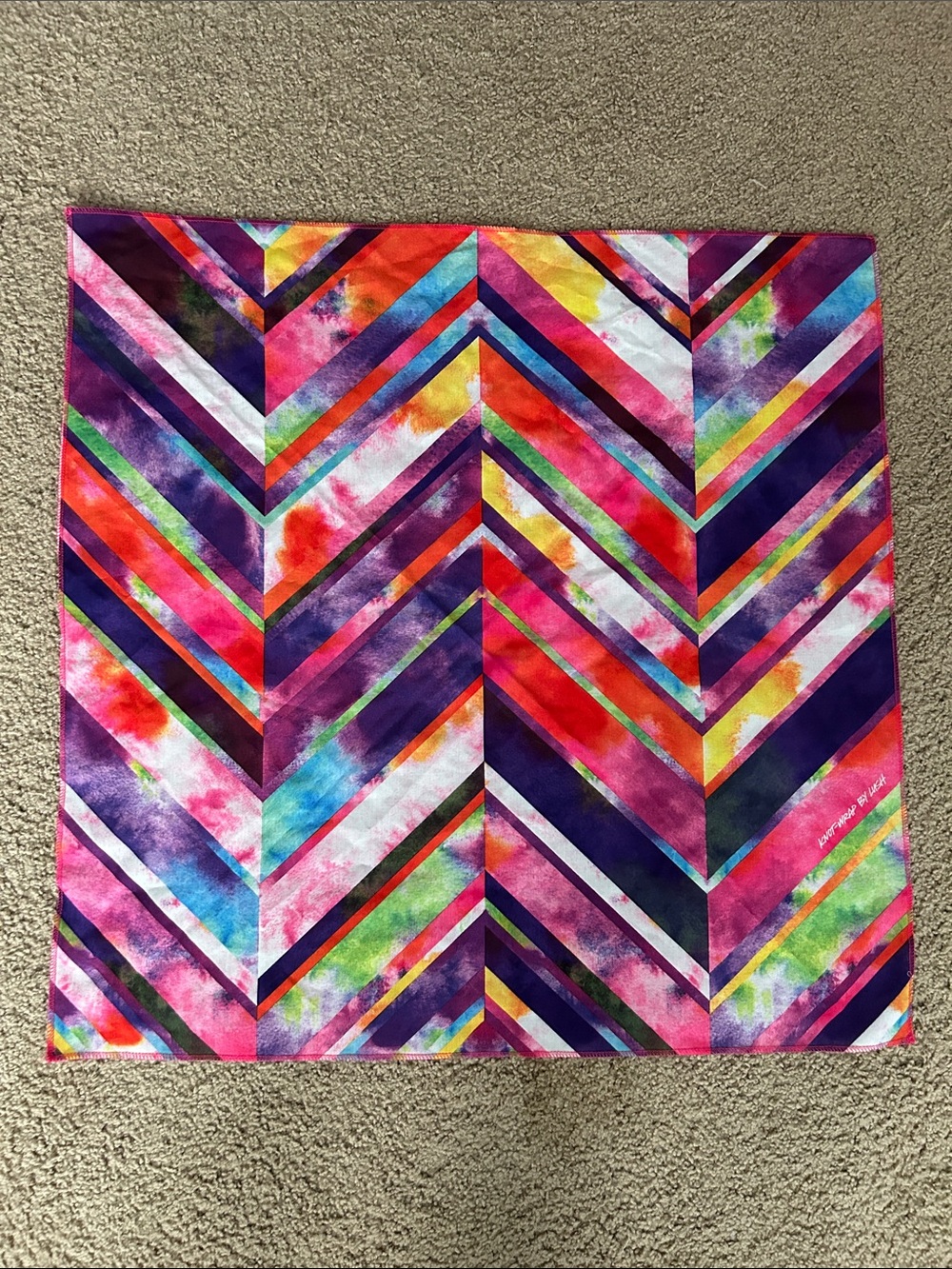 LUSH Chevron Knot Wrap